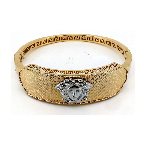 Pulsera medusa de oro 18k